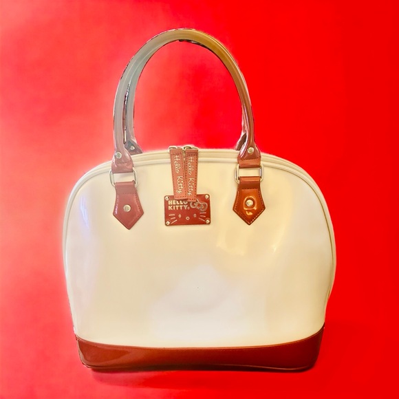 Collector’s HELLO KITTY DOMED SATCHEL by San Rio MADE  2013 New Vintage Bag! - Picture 5 of 16